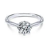 1.00 Carat Round Brilliant Cut Solitaire Engagement Ring