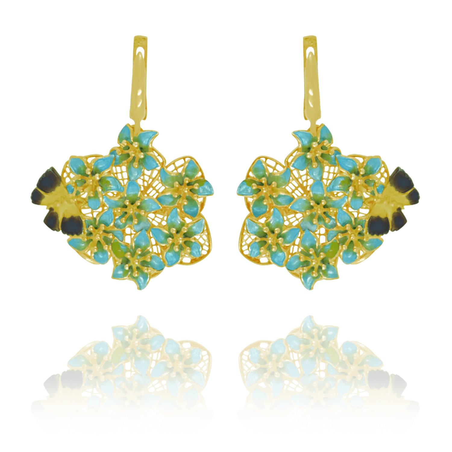 Golden Bouquet Earrings