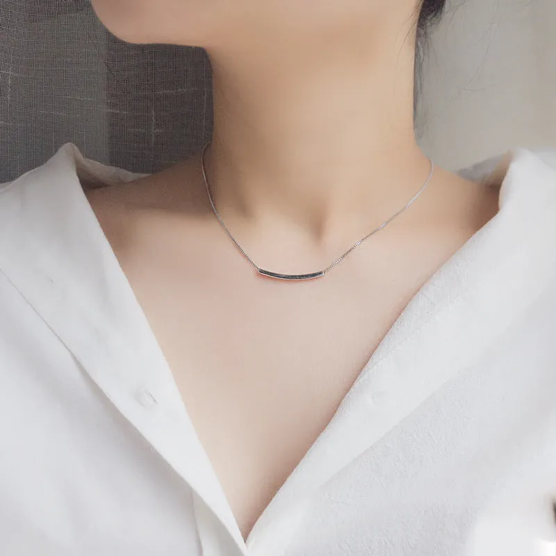 Ina Silver Keybone Necklace