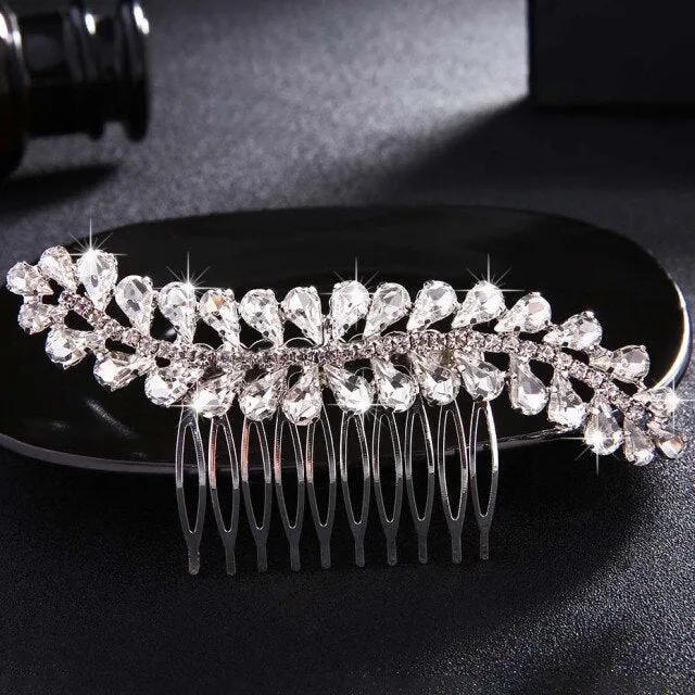 Lalita Bridal Crystal Hair Comb