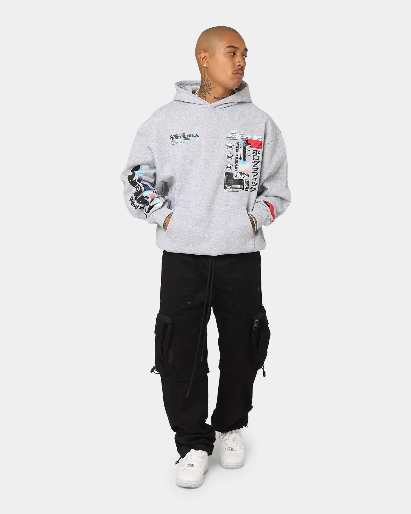 Loiter Constellation Hoodie Grey
