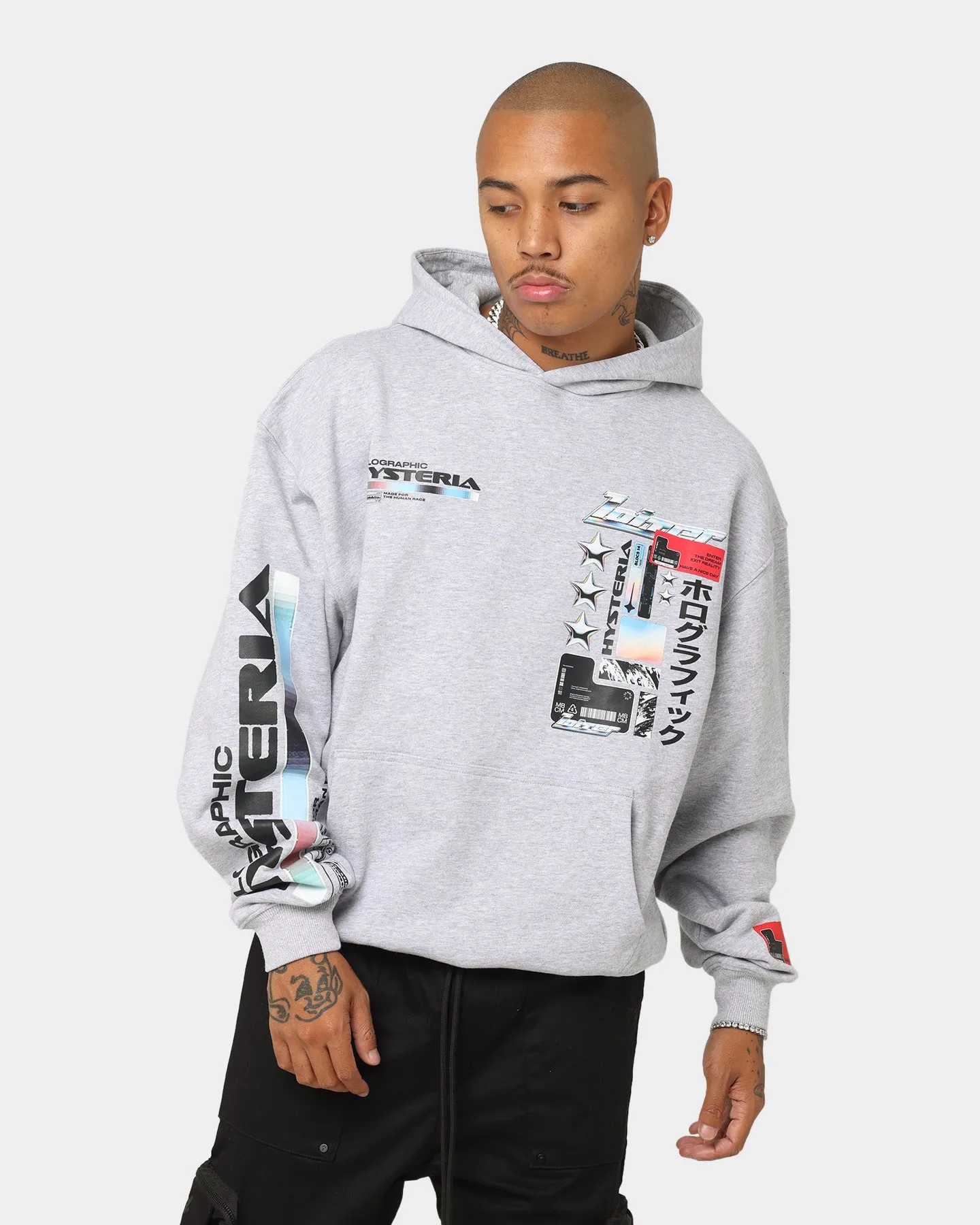 Loiter Constellation Hoodie Grey
