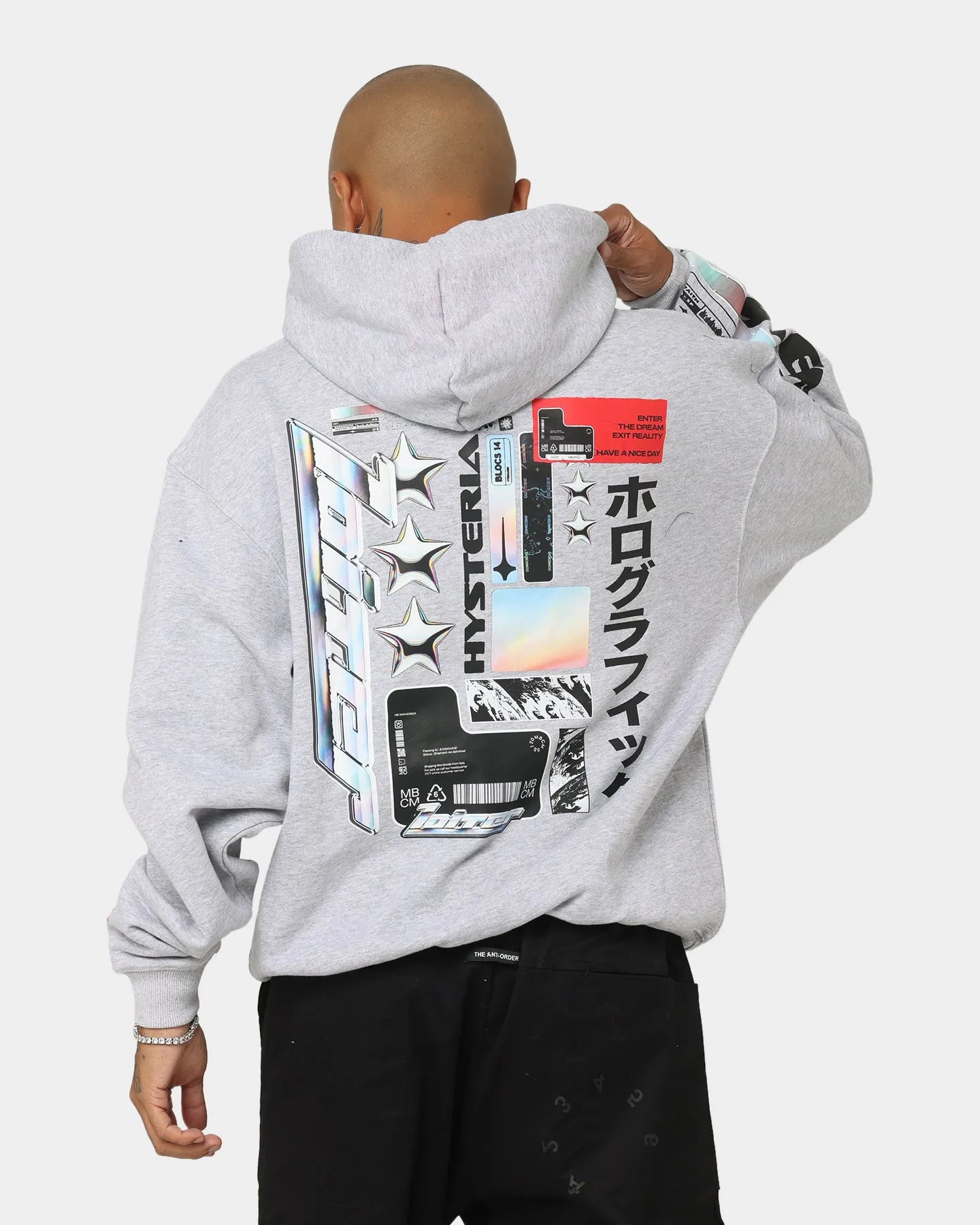 Loiter Constellation Hoodie Grey