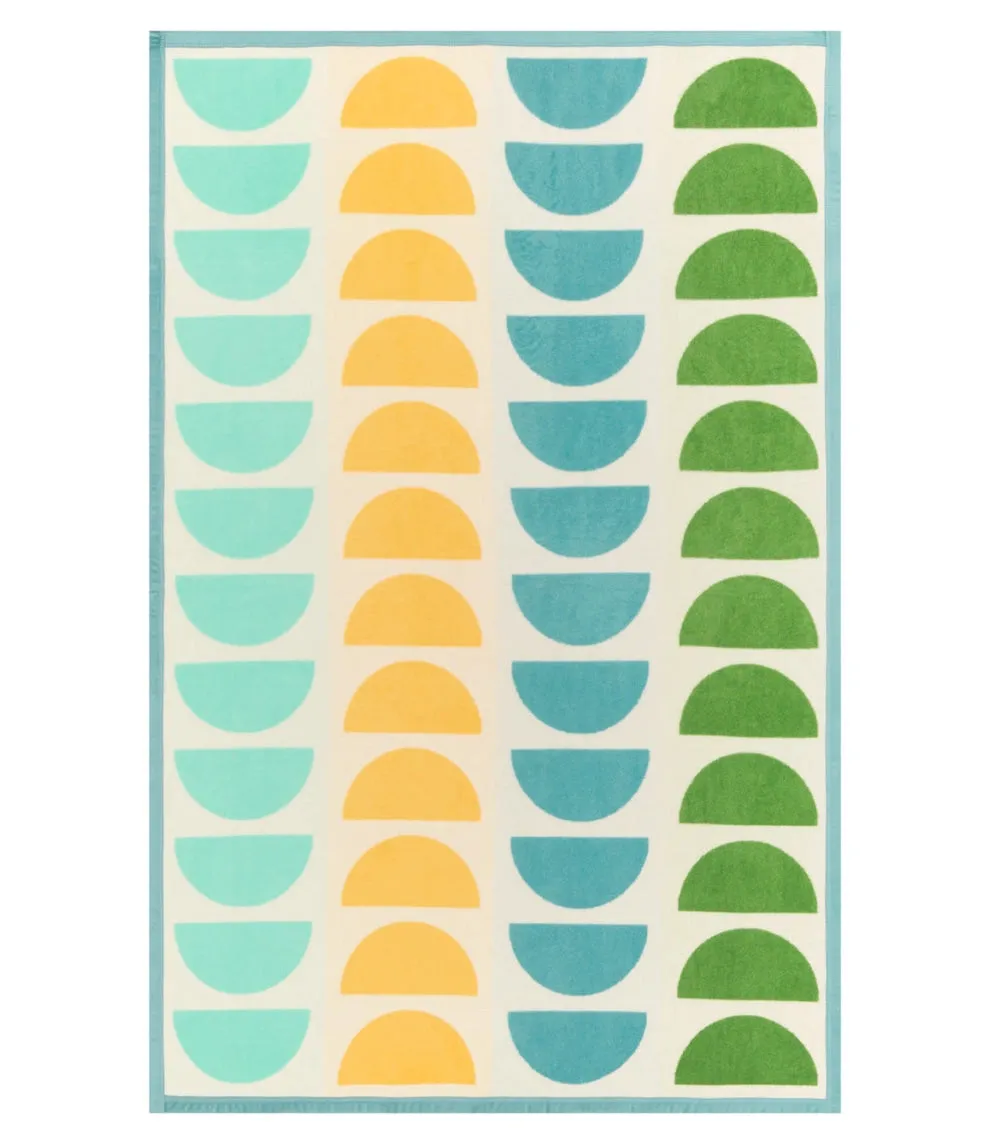 Midi Blanket, Half Moon - Orion Blue