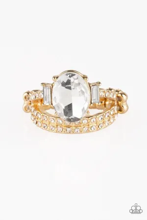 Paparazzi Ring ~ Bling Queen - Gold