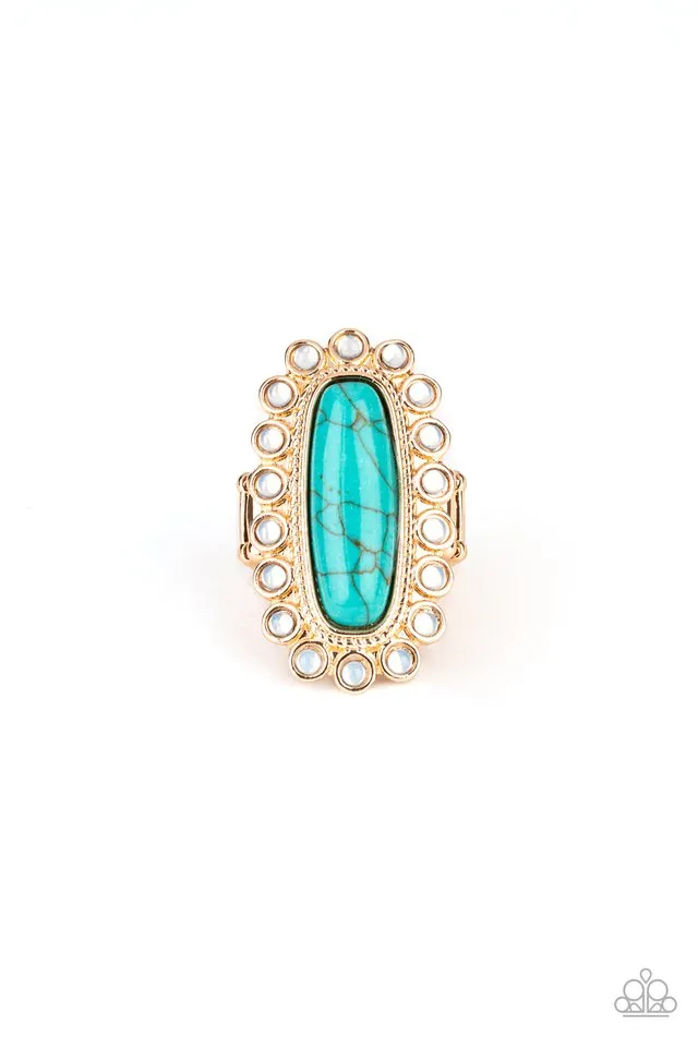 Paparazzi Ring ~ Mystic Oasis - Gold