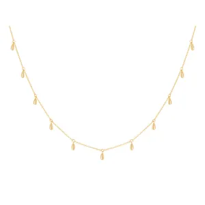 Tear Drop Choker | 18KT Yellow Gold Plate