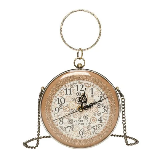 Vendula Tick Tock Clock Shop Pocket Watch Bag